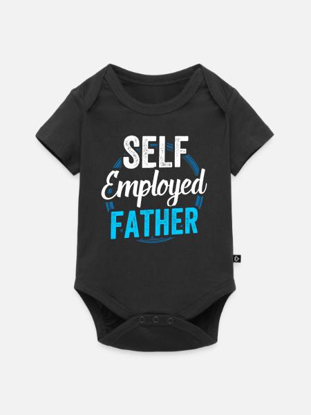 Selbständiger Vater Freelancer Selbstständig - Baby Premium Kurzarmbody - Schwarz