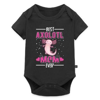 Meilleur Axolotl Maman Ever Axolotl Mama - Body à manches courtes Premium Bébé - noir - Devant