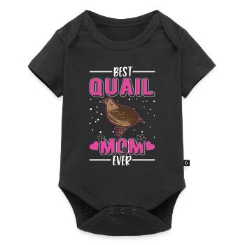 Meilleure maman de caille jamais Wachtel - Body à manches courtes Premium Bébé - noir - Devant