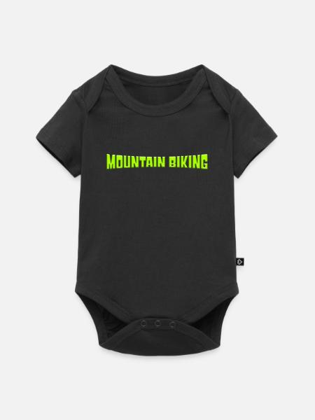 Mountain biking - Baby Premium Kurzarmbody - Schwarz