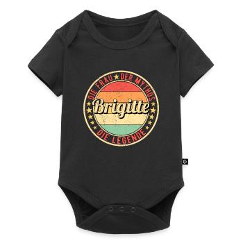 Brigitte Die Frau Der Mythos Die Legende - Baby Premium Kurzarmbody - Schwarz - Vorne
