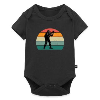 Paintballer Paintballer Paintball Player Couleur - Body à manches courtes Premium Bébé - noir - Devant