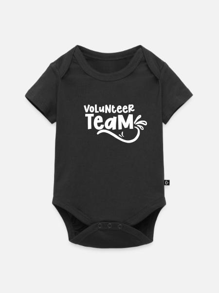 Freiwilligen Team Freiwillig Freiwilliger Beruf - Baby Premium Kurzarmbody - Schwarz