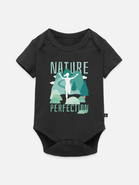 Marathon, Trailrunning Läuferin - Baby Premium Kurzarmbody - Schwarz