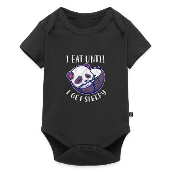 Panda - Body à manches courtes Premium Bébé - noir - Devant
