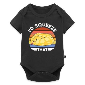Banana Ball Python I'D Squeeze That - Baby Premium short-sleeve bodysuit - black - Front