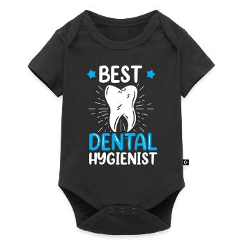 Meilleur hygiéniste dentaire Dentiste Hygiène dentaire - Body à manches courtes Premium Bébé - noir - Devant