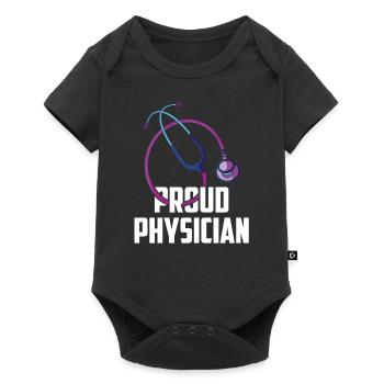 Fier Docteur Docteur Profession Médicale - Body à manches courtes Premium Bébé - noir - Devant