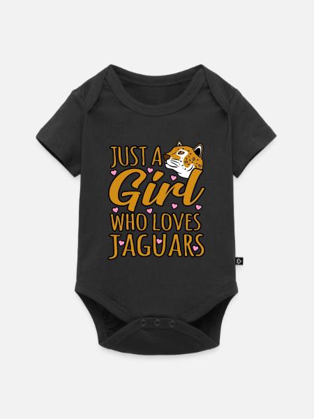 Jaguar - Baby Premium Kurzarmbody - Schwarz