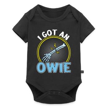 I Got An Owie - Broken Bone Fracture - Baby Premium short-sleeve bodysuit - black - Front