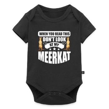 Suricate Cadeau Suricate Suricate - Body à manches courtes Premium Bébé - noir - Devant