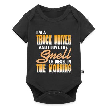 I'm A Truck Driver & I Love The Smell Of Diesel - Baby Premium short-sleeve bodysuit - black - Front