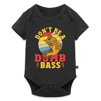 Ne soyez pas un achigan muet Pêche Chasse au poisson - Body à manches courtes Premium Bébé - noir - Devant