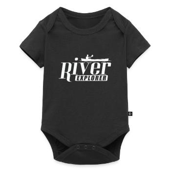 River Explorer Kayak Pédalo Canoë - Body à manches courtes Premium Bébé - noir - Devant