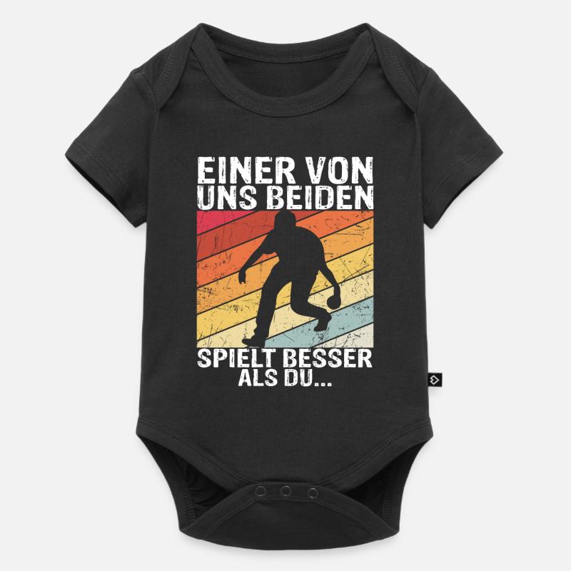 Boule - Einer von uns beiden spielt besser als du - Baby Premium Kurzarmbody - Schwarz