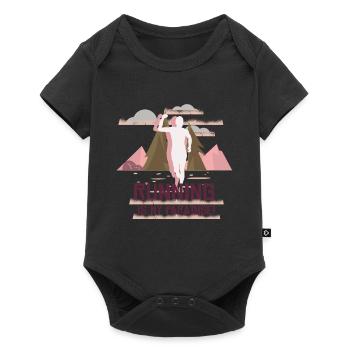 Marathon, TrailRunning Runner - Baby Premium short-sleeve bodysuit - black - Front