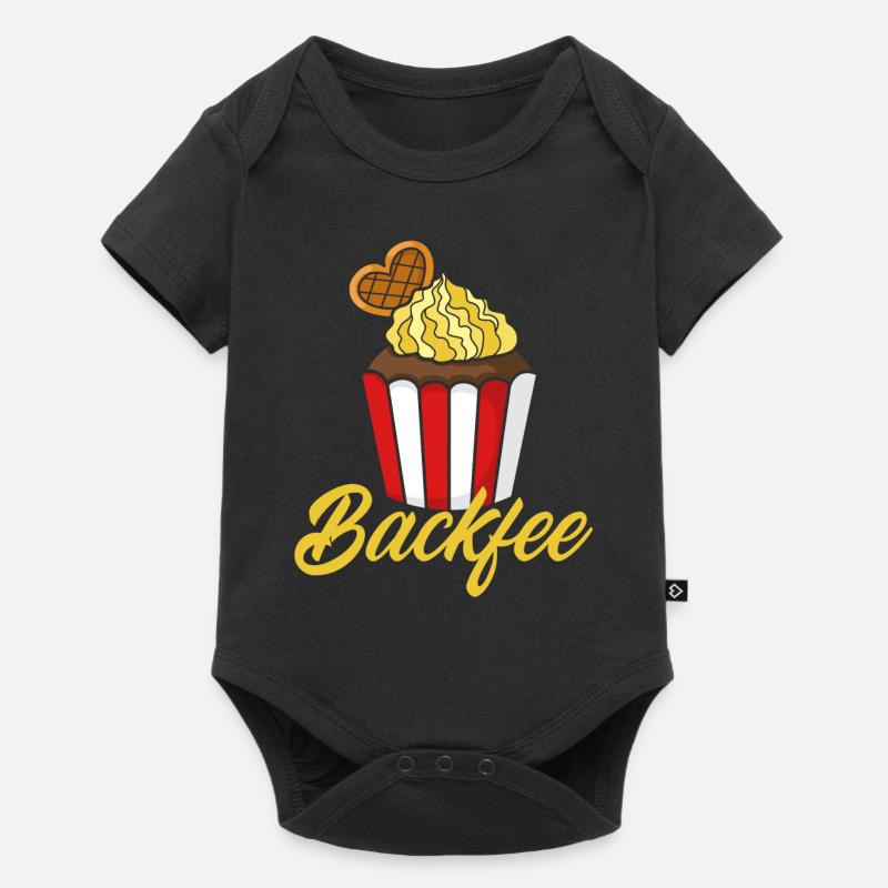 Backfee Lustiges Backen Bäckerin Bäcker Geschenk - Baby Premium Kurzarmbody - Schwarz