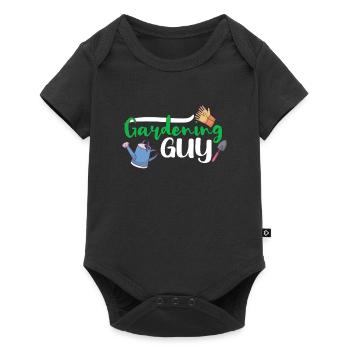 Gardening Plants Gardener Plantation Nature Gift - Baby Premium short-sleeve bodysuit - black - Front