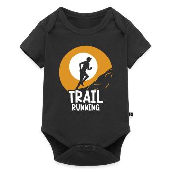Trail Running Course Course Trail Run - Body à manches courtes Premium Bébé - noir - Devant