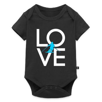 Ski - Body à manches courtes Premium Bébé - noir - Devant