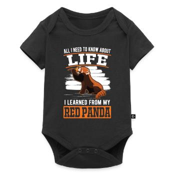 Red Panda Gift Cat Bear Red Panda - Baby Premium short-sleeve bodysuit - black - Front