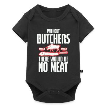 The Real Butcher Meat Hunter - Baby Premium short-sleeve bodysuit - black - Front