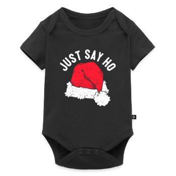 Funny Santa Claus Christmas Holiday Party Pajamas - Baby Premium short-sleeve bodysuit - black - Front