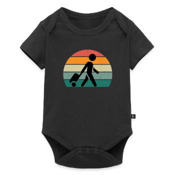 travel traveler traveler vacation vacationer vacation - Baby Premium short-sleeve bodysuit - black - Front