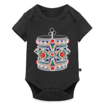 BIJOU KABYLE bracelet pour femme - ALGERIE - Body à manches courtes Premium Bébé - noir - Devant