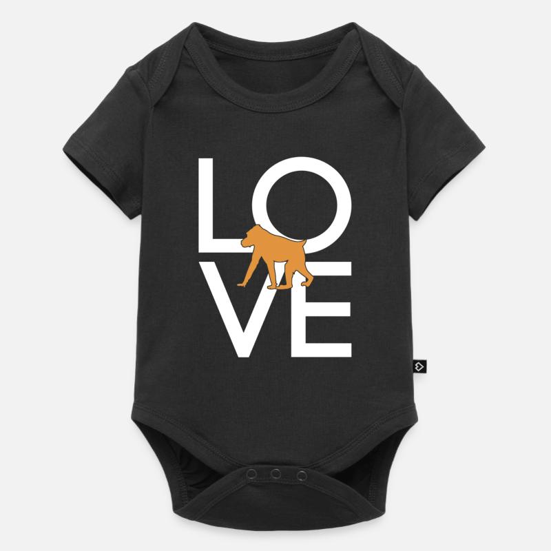 Monkey - Baby Premium short-sleeve bodysuit - black