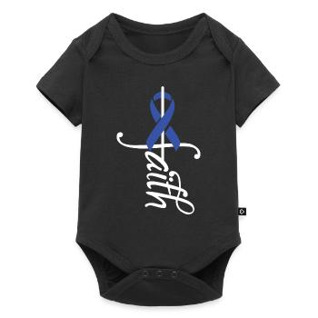 Perception of colon cancer of ligament cancer - Baby Premium short-sleeve bodysuit - black - Front