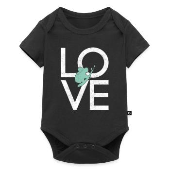 Koala - Baby Premium Kurzarmbody - Schwarz - Vorne