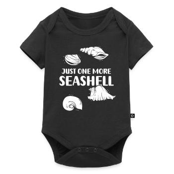 Une seule coquille collecteur de coquillages collecteurs de mollusques - Body à manches courtes Premium Bébé - noir - Devant