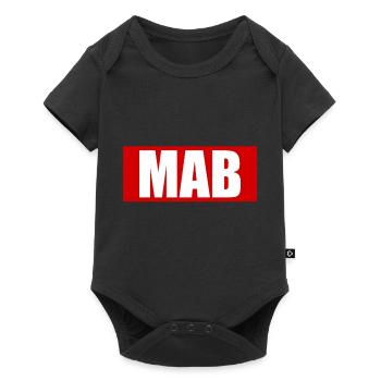 Marienberg MAB mab Glück auf Erzgebirge Erz - Baby Premium Kurzarmbody - Schwarz - Vorne