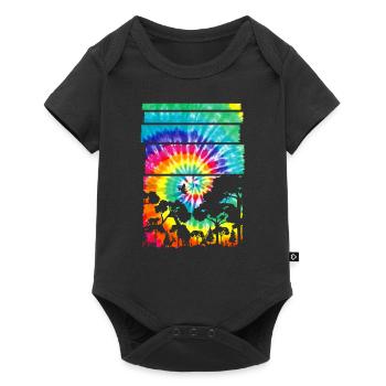 Africa Safari Savannah - Baby Premium short-sleeve bodysuit - black - Front