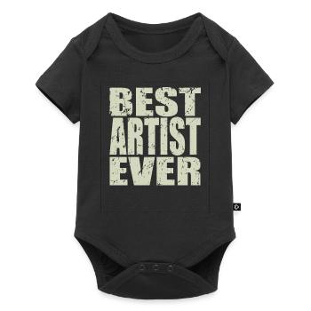 Best Artist ever Artist Gift - Baby Premium short-sleeve bodysuit - black - Front
