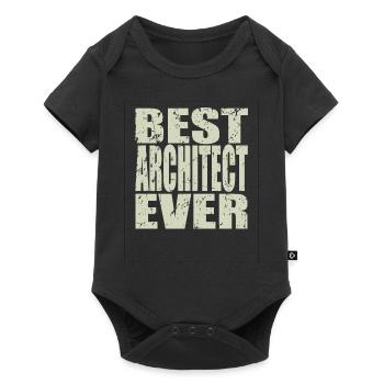 Best Architect ever Architect Gift - Baby Premium short-sleeve bodysuit - black - Front