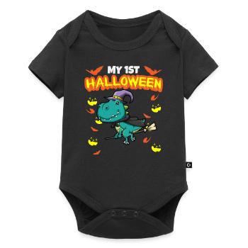 Mon premier anniversaire d’Halloween Scary Hallow’s Eve - Body à manches courtes Premium Bébé - noir - Devant