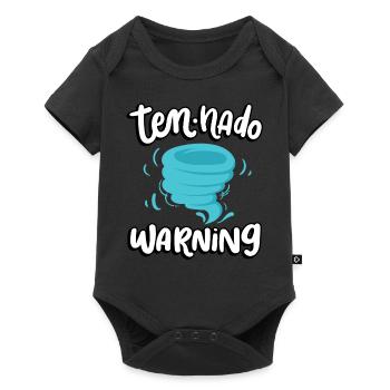 Ten-nado Warning 10th Birthday | Tornade - Body à manches courtes Premium Bébé - noir - Devant
