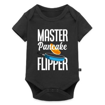 Funny Pancake Pancakes Gift - Baby Premium short-sleeve bodysuit - black - Front