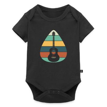 Guitare électrique Guitariste Guitare acoustique Musicien - Body à manches courtes Premium Bébé - noir - Devant