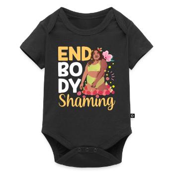 End Body Shaming Stop Annoying Body shaming - Baby Premium short-sleeve bodysuit - black - Front