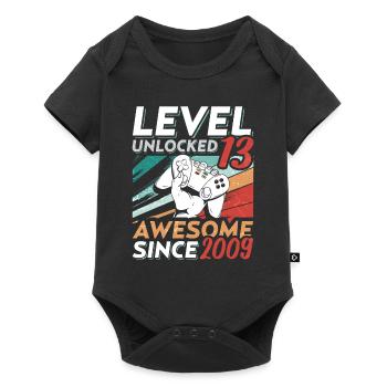 Niveau 13 Anniversaire 13 ans 2009 Vidéo de jeu - Body à manches courtes Premium Bébé - noir - Devant