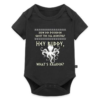 Antike Griechische Mythologie Monster Fabelwesen - Baby Premium Kurzarmbody - Schwarz - Vorne