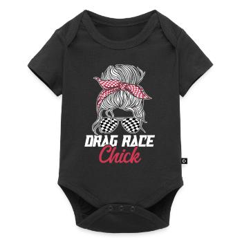 Racing Race Sunglasses Girl Drag - Baby Premium short-sleeve bodysuit - black - Front
