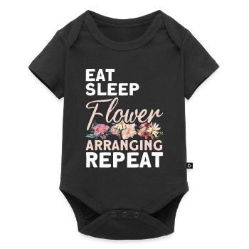 Florist Floristry Flowers Florist - Baby Premium short-sleeve bodysuit - black - Front