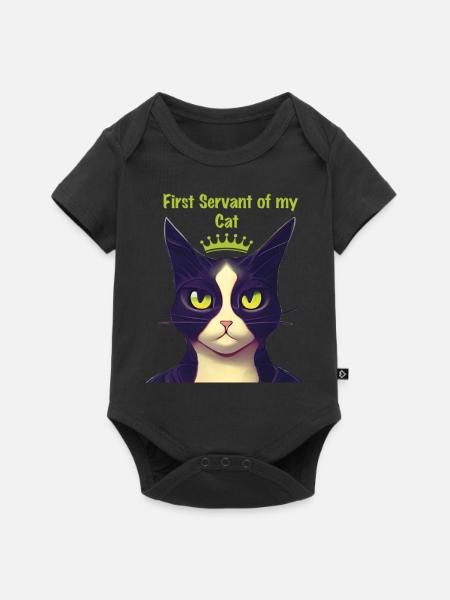 First Servant - Baby Premium Kurzarmbody - Schwarz
