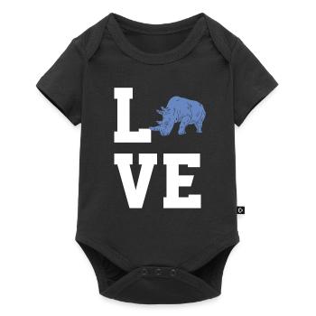 Dear Rhinos - Baby Premium short-sleeve bodysuit - black - Front