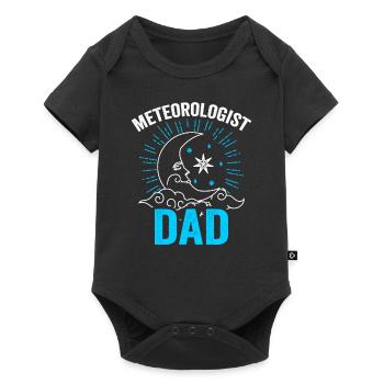 Météorologue Papa Météorologie Météorologie - Body à manches courtes Premium Bébé - noir - Devant