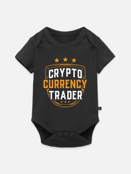 Kryptowährungs Händler Krypto Crypto Trader - Baby Premium Kurzarmbody - Schwarz